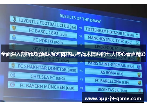 全面深入剖析欧冠淘汰赛对阵格局与战术博弈的七大核心看点精彩